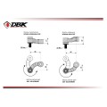 DBK Special Parts (Ducabike) Billet Mirror Adjuster Kit for the BMW R 1300 GS DBK Special Parts (Ducabike) Billet Mirror Adjuster Kit for the BMW R 1300 GS